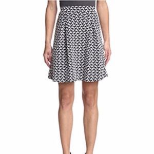 NWT Romeo & Juliet Chevron Skirt A Line Small